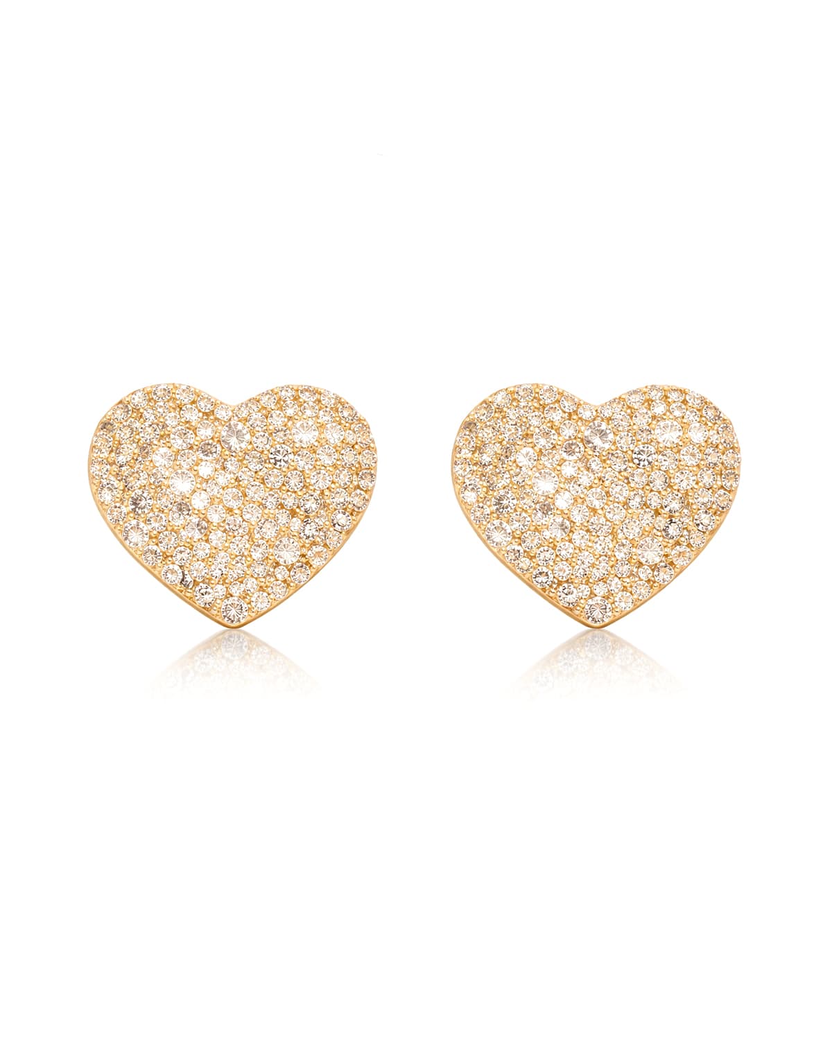 Aretes Corazón Pavé de Diamantes