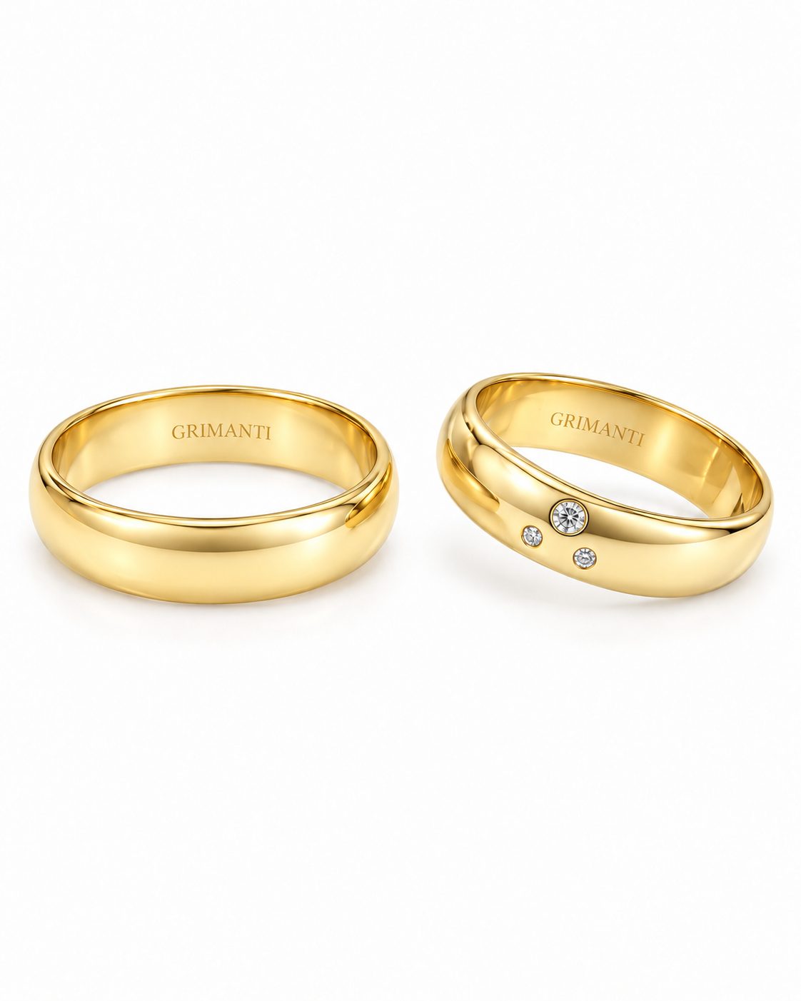 Aros de Matrimonio Tres Destellos