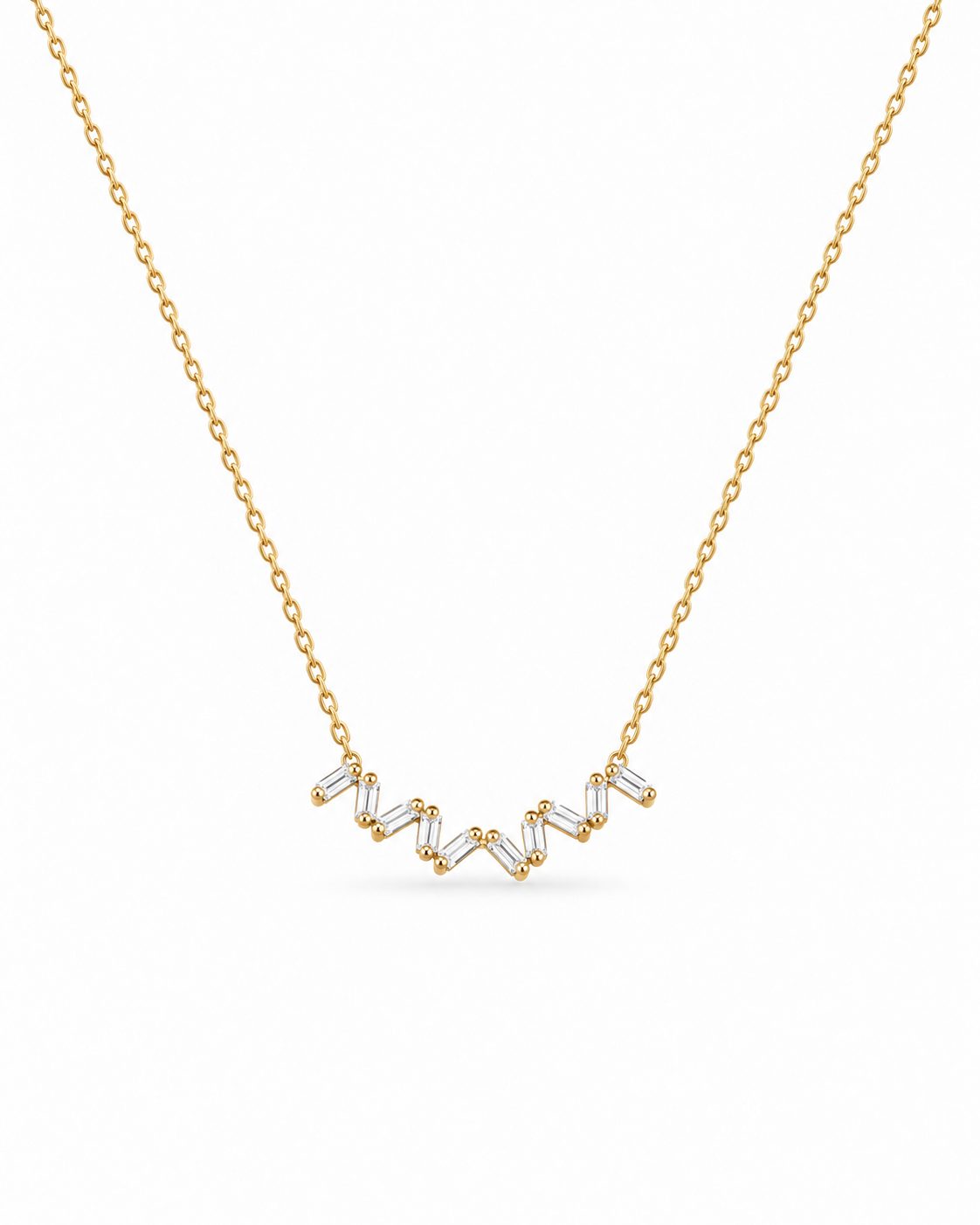 Collar Baguettes Diamantes