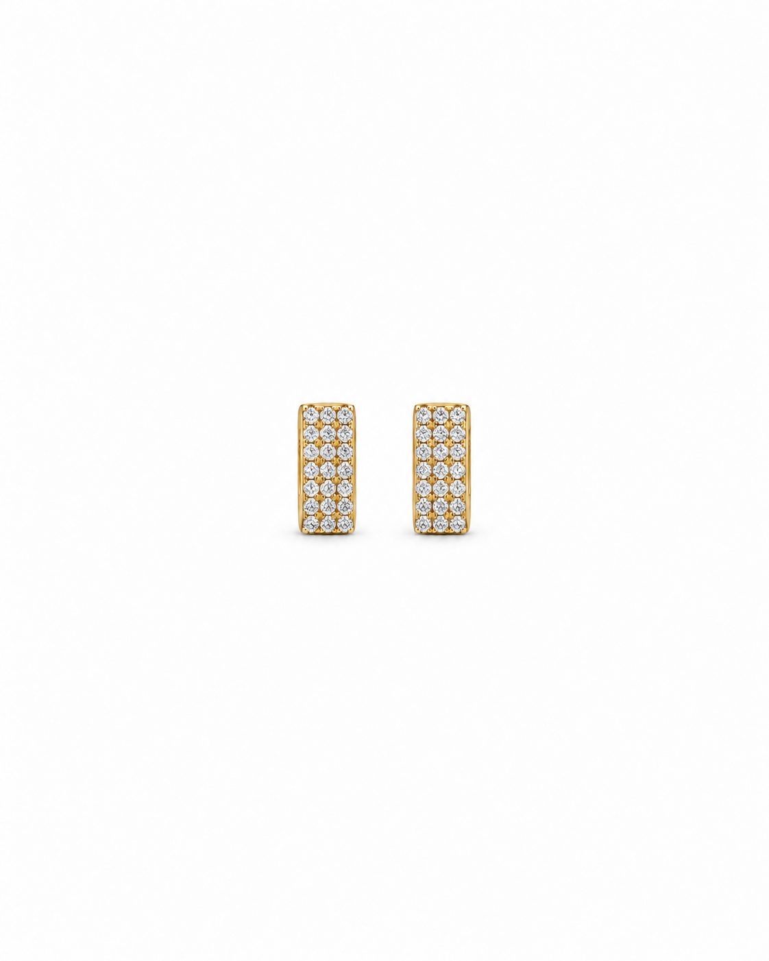 Aretes Rectangulares con Pavé